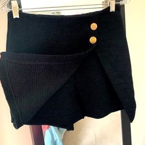Zara shorts with skirt front